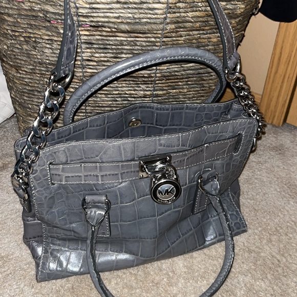 Michael Kors Large North South Croc Embossed Hamilton - Picture 5 of 16
